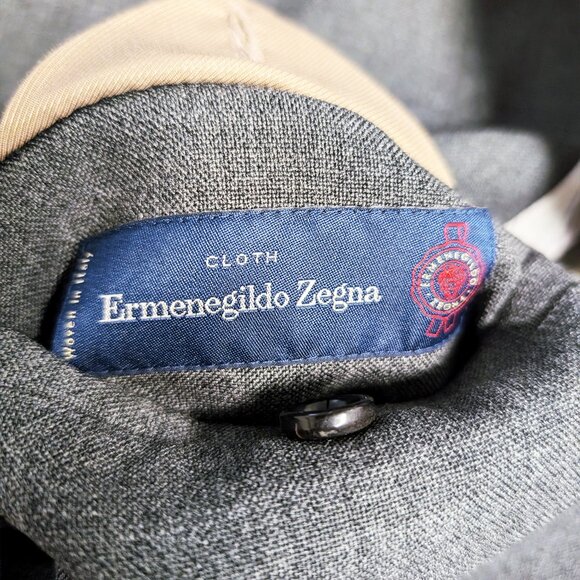 NEW Lardini Double-Breasted Wool Trench Coat 100% Mohair 40US - Picture 7 of 8